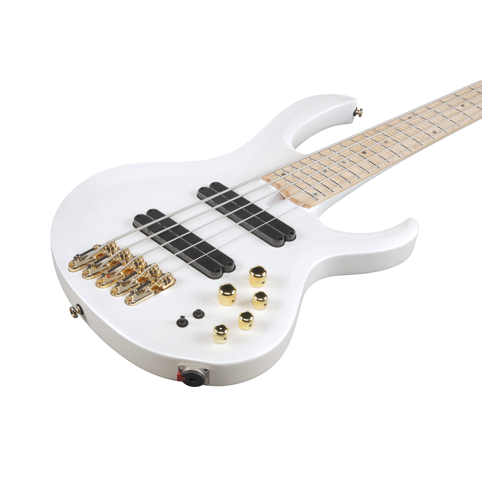 Ibanez BTB605MLM-PWM Bass Workshop 5-String Multiscale Bass - Pearl White Flat - Image 8