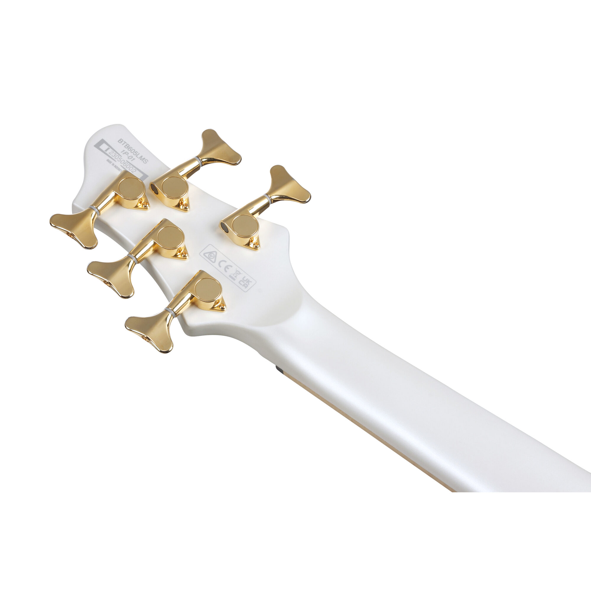 Ibanez BTB605MLM-PWM Bass Workshop 5-String Multiscale Bass - Pearl White Flat - Image 11