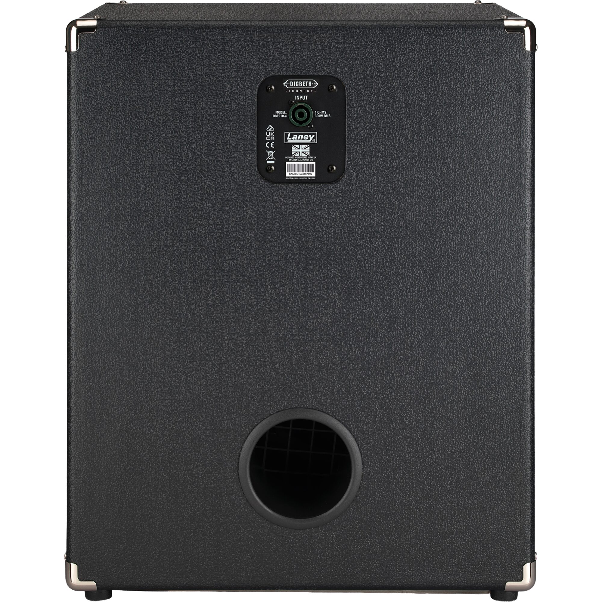 Laney Digbeth Foundry DBF210-4 600W 2x10 Bass Cabinet - 4 Ohm - Image 2