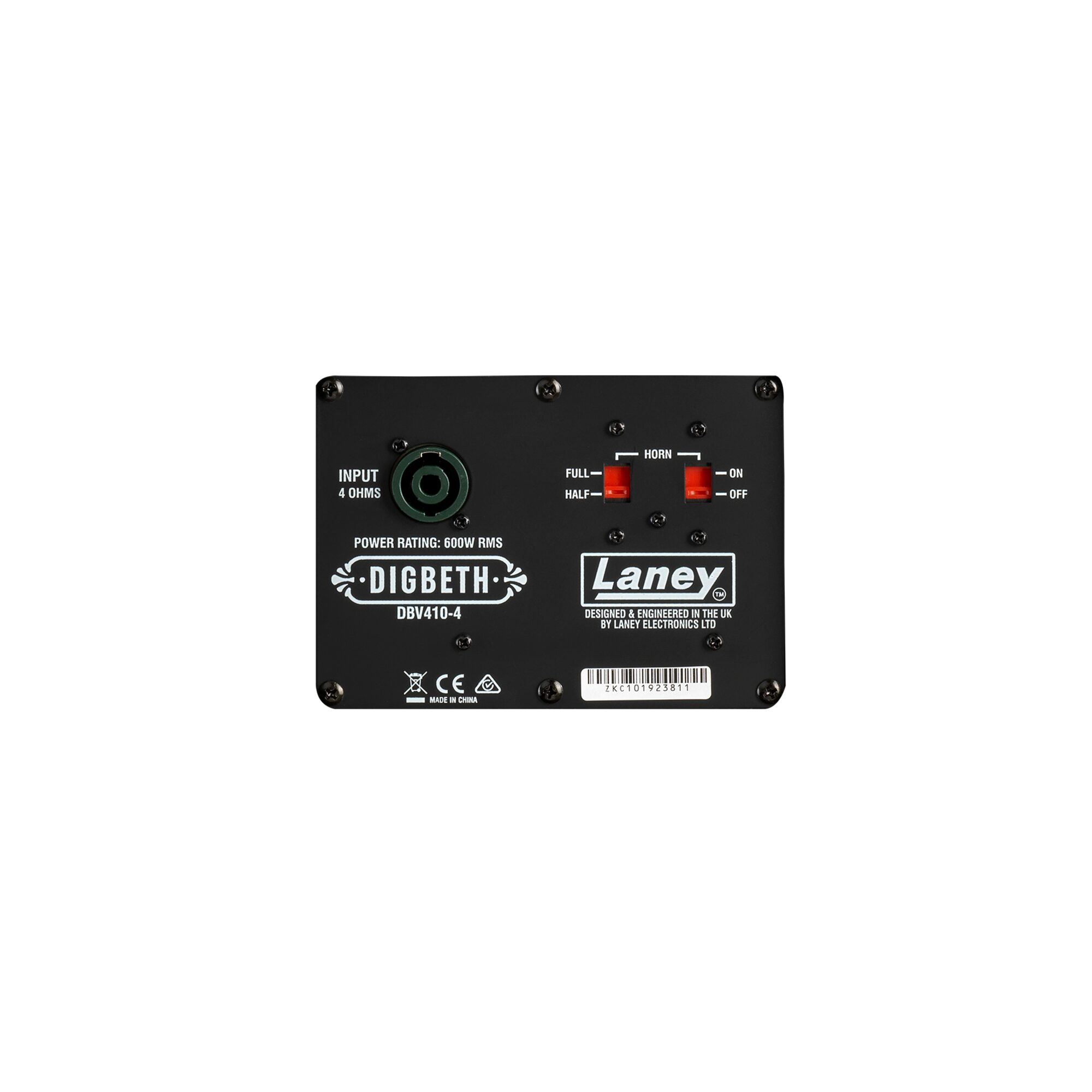 Laney Digbeth DBV410-4 600W 4x10 Bass Cabinet - 4 Ohm - Image 5