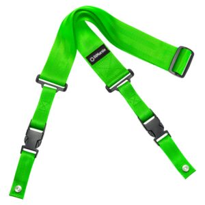 DiMarzio® ClipLock® Quick Release Guitar Strap, 2" Nylon, Standard Length, Neon Green