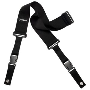 DiMarzio® ClipLock® Quick Release Guitar Strap, 2" Cordura®, Standard Length, Black