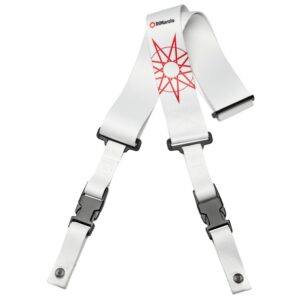 DiMarzio® ClipLock® Jim Root #4, Quick Release Guitar Strap, 2", White