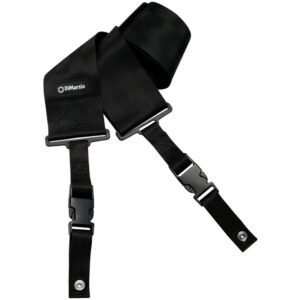 DiMarzio® ClipLock® Quick Release Guitar Strap, 3" Nylon, Standard Length Black