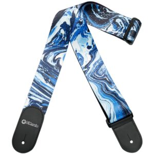 DiMarzio® Tab Strap, Steve Vai, 2", Blue Universe