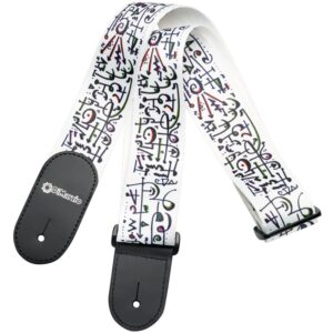 DiMarzio® Tab Strap, Steve Vai, 2", Art Design White