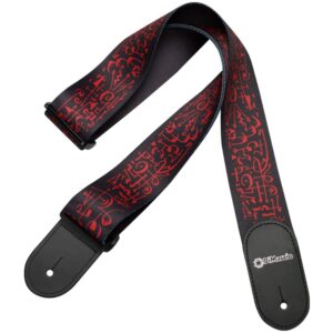 DiMarzio® Tab Strap, Steve Vai, 2", Art Design Black