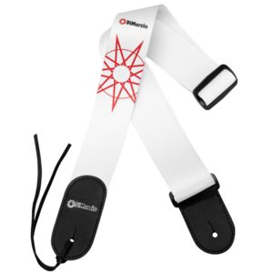 DiMarzio® Tab Strap, Jim Root #4, 2", White