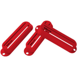 DiMarzio® Pickup Cover, Fast Track™ (Fits All Twin Blade Models), Set of 3, Red