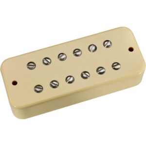 DiMarzio DP162 DLX Plus Humbucker Soapbar P90, Neck Position, Cream
