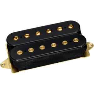 DiMarzio® Air Norton® Pickup, F-Spaced, Black + Gold Poles