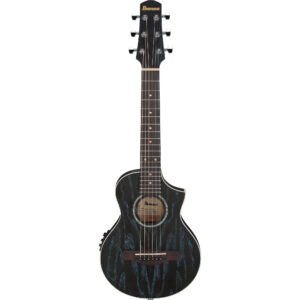 Ibanez EWP16EWB-GAO Tenor Electro Acoustic Guitar - Galaxy Aqua Open Pore