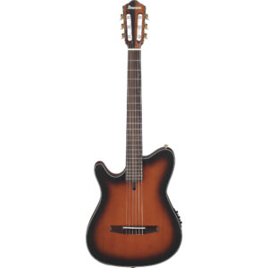 Ibanez FRH10NL-BSF - Left Handed, Slimline, Nylon String Electro Acoustic - Brown Stained Flat