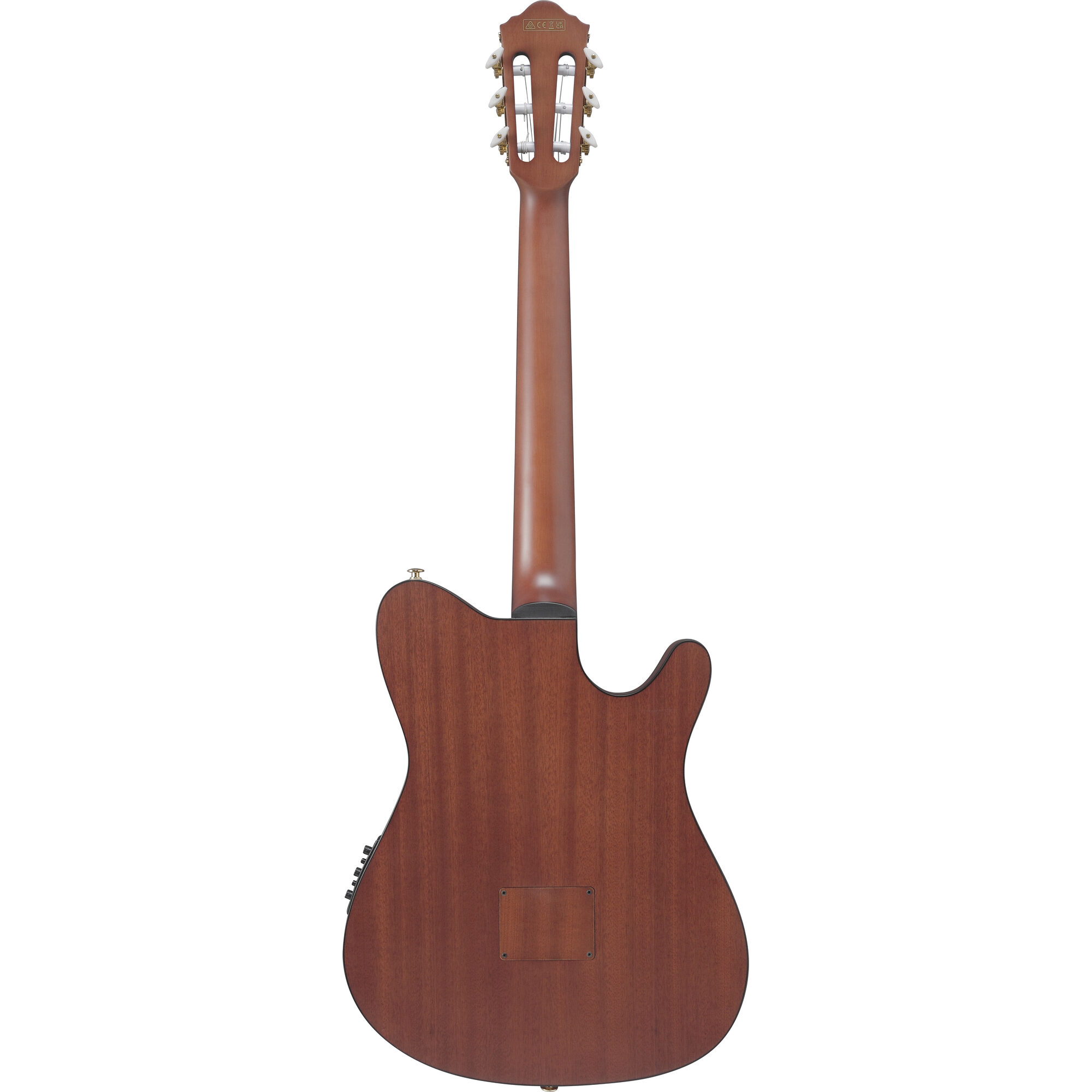 Ibanez FRH10NL-BSF - Left Handed, Slimline, Nylon String Electro Acoustic - Brown Stained Flat - Image 2