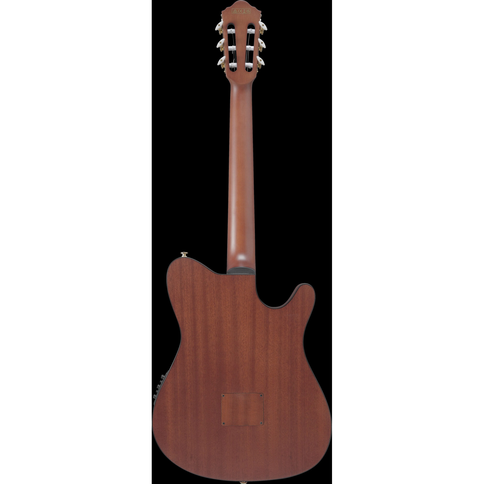 Ibanez FRH10NL-BSF - Left Handed, Slimline, Nylon String Electro Acoustic - Brown Stained Flat - Image 3