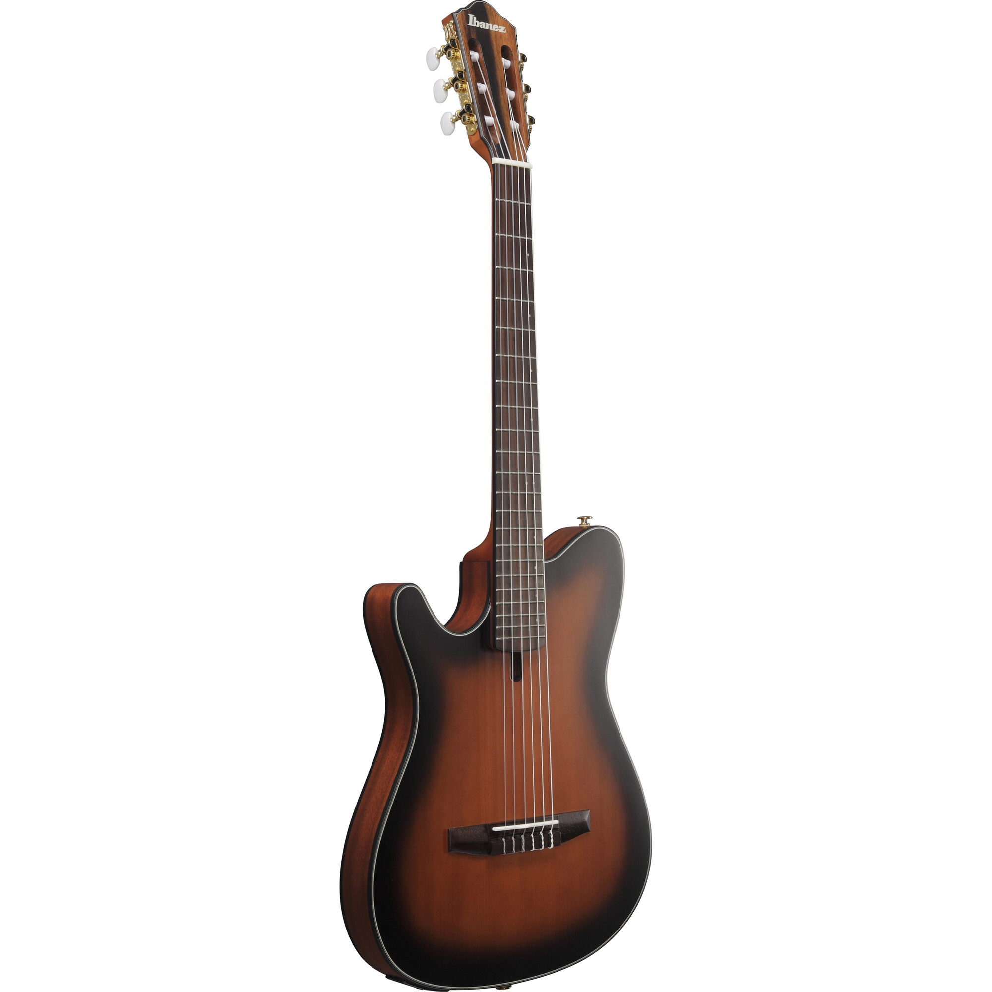 Ibanez FRH10NL-BSF - Left Handed, Slimline, Nylon String Electro Acoustic - Brown Stained Flat - Image 4