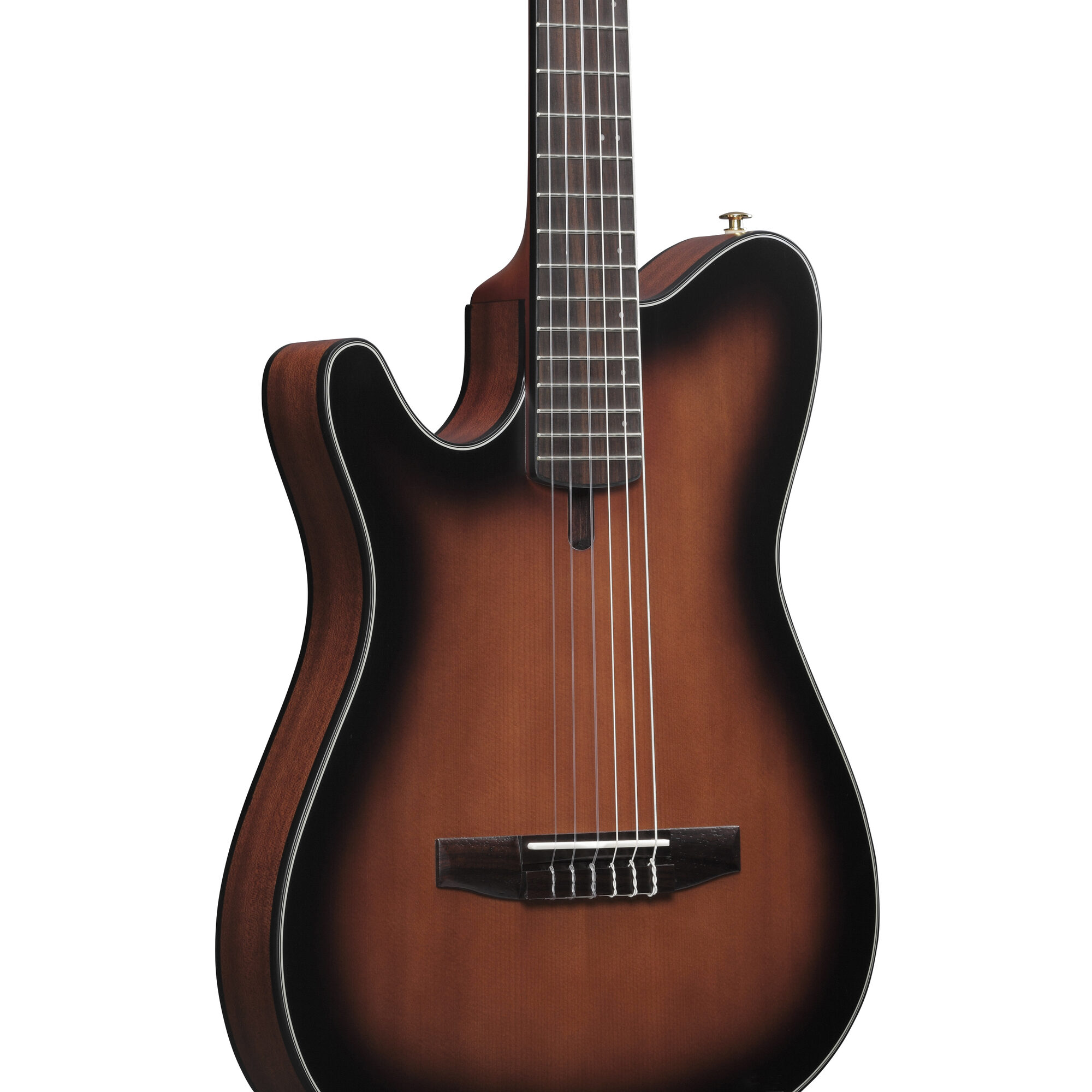Ibanez FRH10NL-BSF - Left Handed, Slimline, Nylon String Electro Acoustic - Brown Stained Flat - Image 9