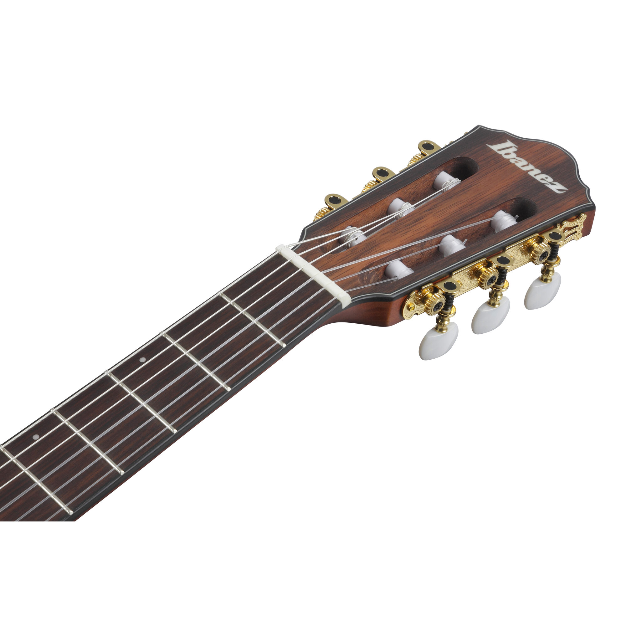 Ibanez FRH10NL-BSF - Left Handed, Slimline, Nylon String Electro Acoustic - Brown Stained Flat - Image 11