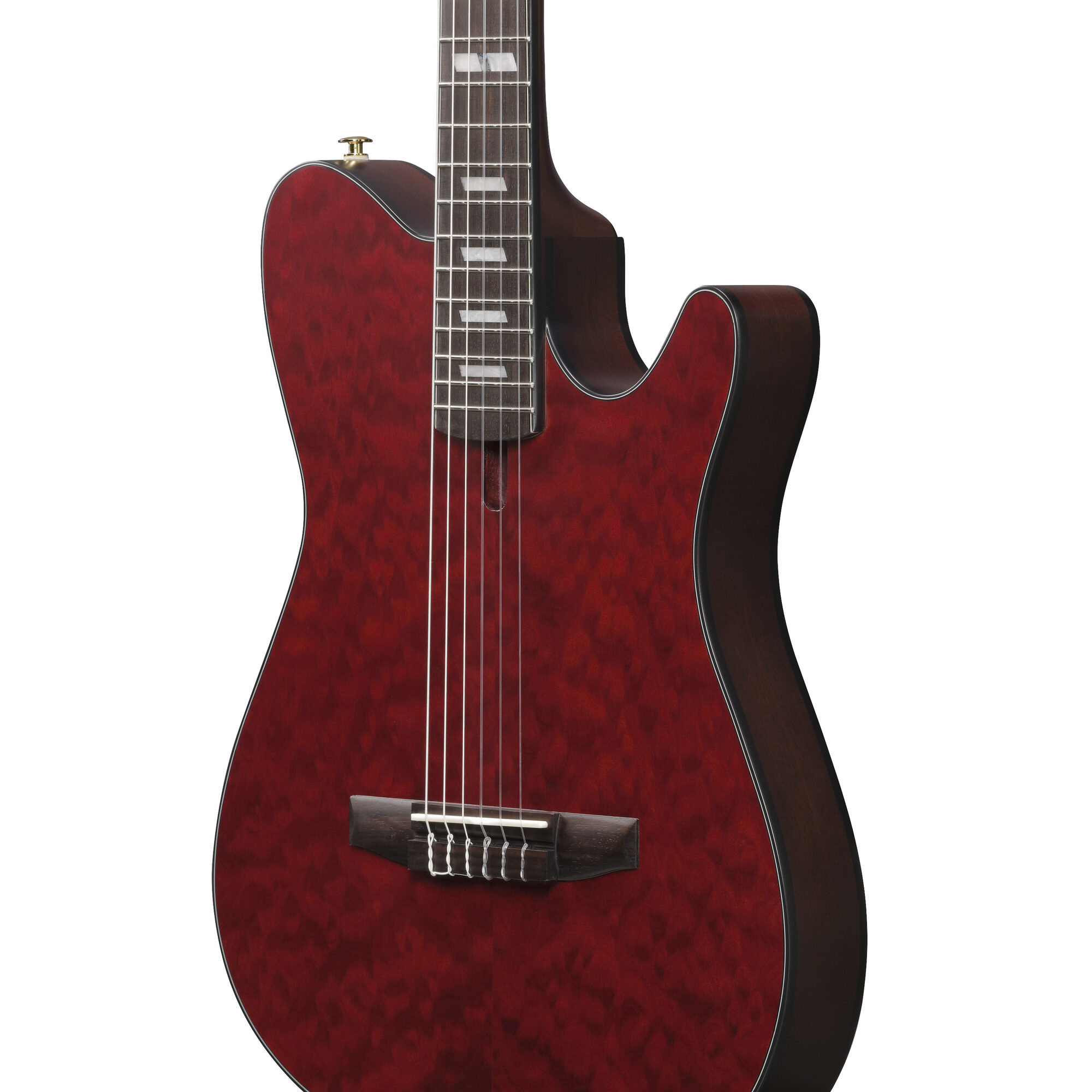 Ibanez FRH20QMN-WRL FRH-Series Nylon String Electro Acoustic - Wine Red - Image 8