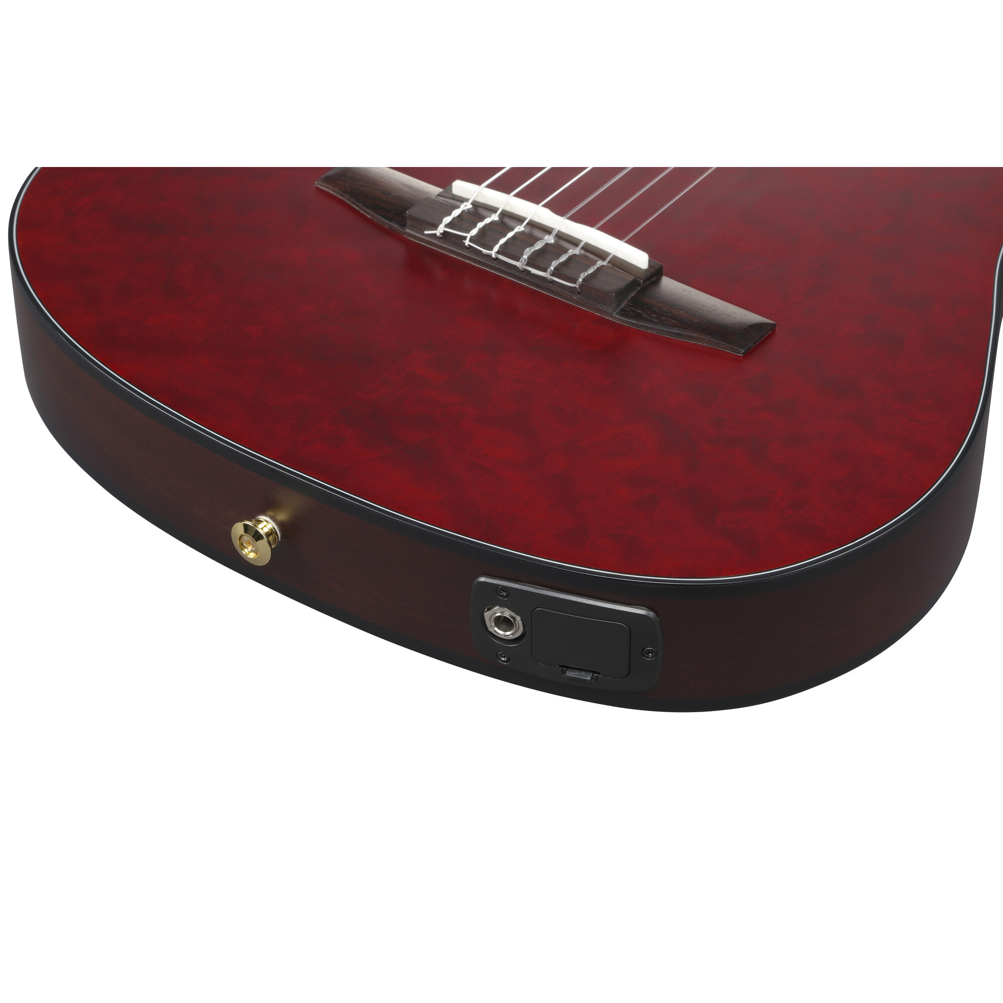 Ibanez FRH20QMN-WRL FRH-Series Nylon String Electro Acoustic - Wine Red - Image 13