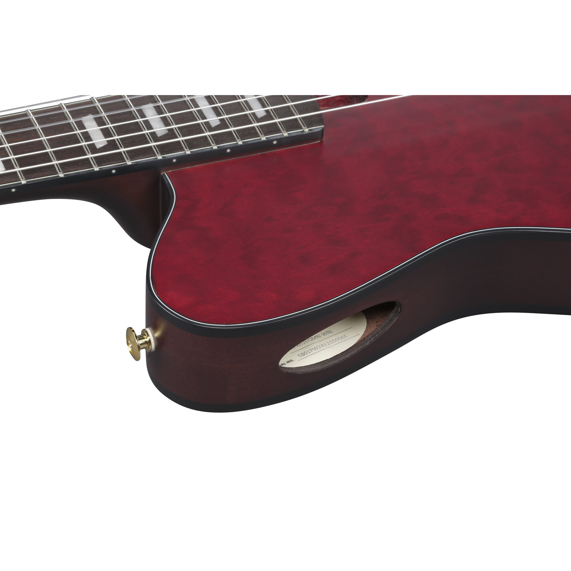 Ibanez FRH20QMN-WRL FRH-Series Nylon String Electro Acoustic - Wine Red - Image 14