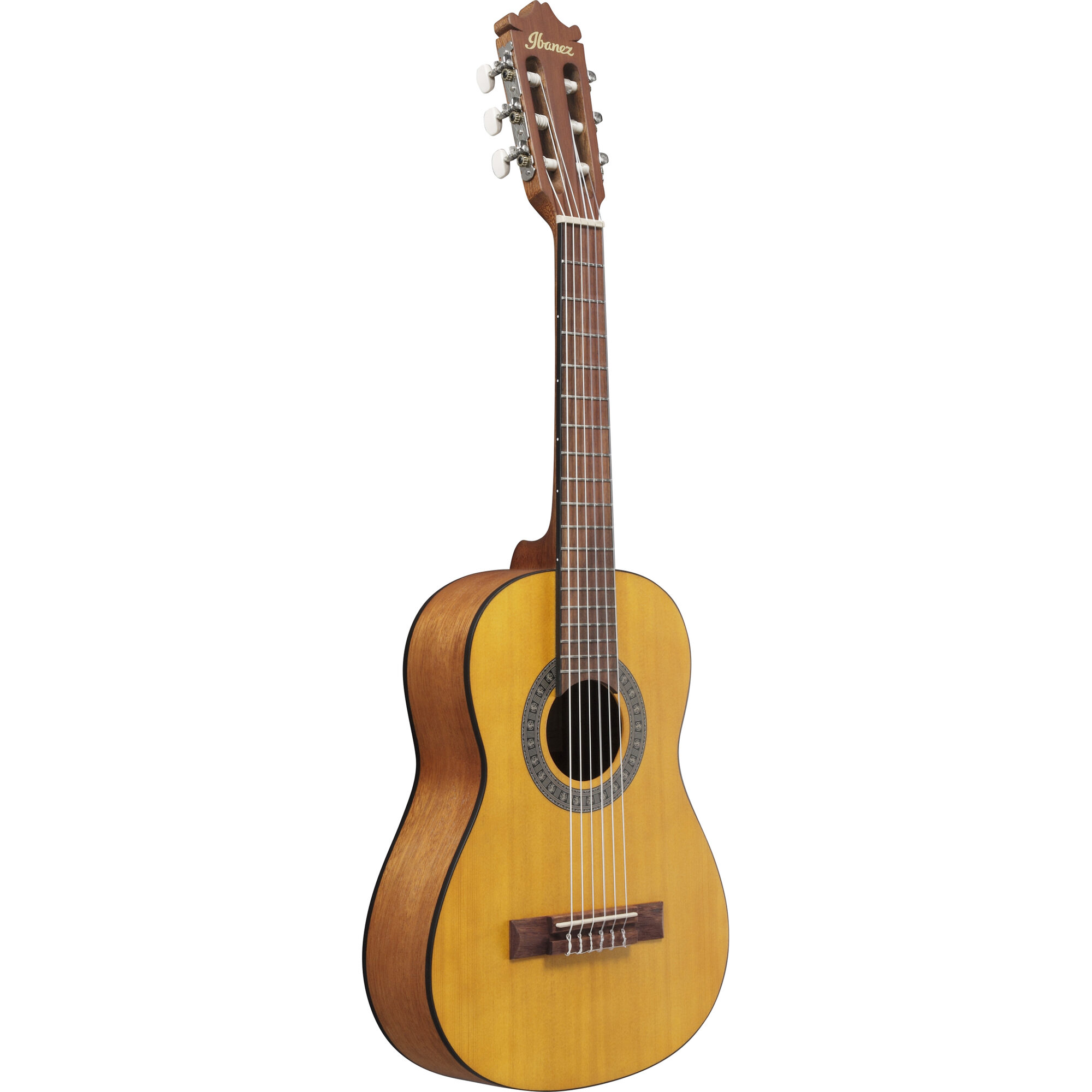 Ibanez GA1-OAM - GA Series 1/2-Size Classical Guitar - Open Pore Amber - Image 4