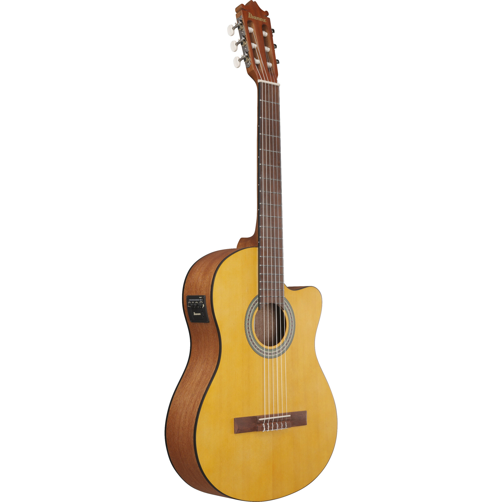 Ibanez GA3ECE-OAM - GA Series Electro Acoustic Classical - Open Pore Amber - Image 4