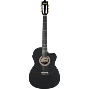 Ibanez GA5MHTCE-WK - Classical Electro Acoustic, Thinline Body - Weathered Black Open Pore