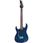 Ibanez GRX70QAL-TBB - GIO - Left-Handed Electric Guitar - Transparent Blue Burst