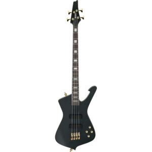Ibanez ICB620-BKF Iceman Bass Guitar - Black Flat