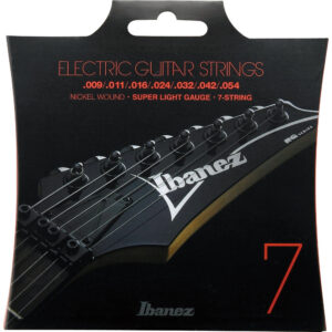 Ibanez IEGS7 - Electric Guitar Strings 7-String Super Light (.009–.054)