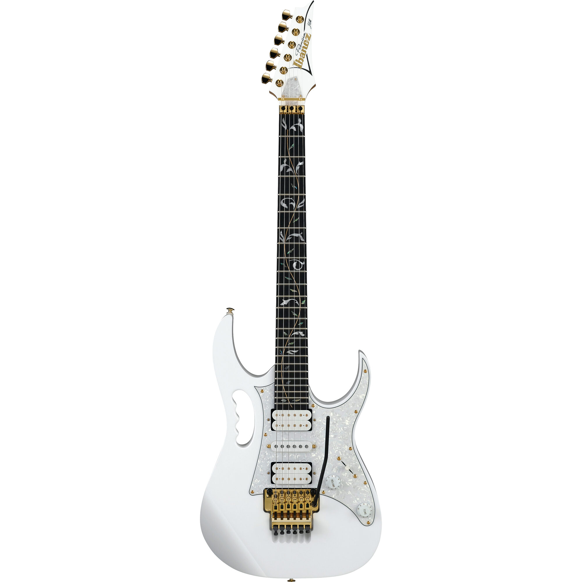 Ibanez JEM7VP-WH - Premium Steve Vai Signature - Electric Guitar - White