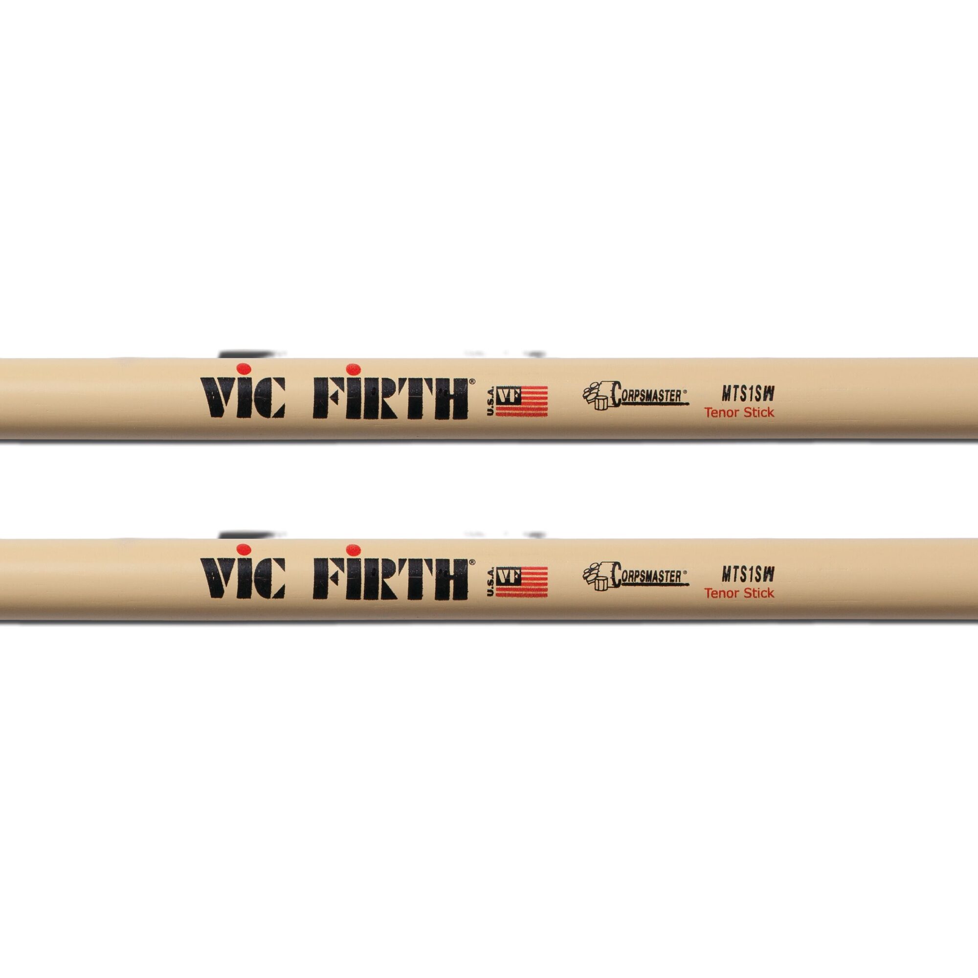 Vic Firth VF-MTS1SW Corpsmaster® Multi-Tenor Swizzle Nylon Tip Mallets - Image 3