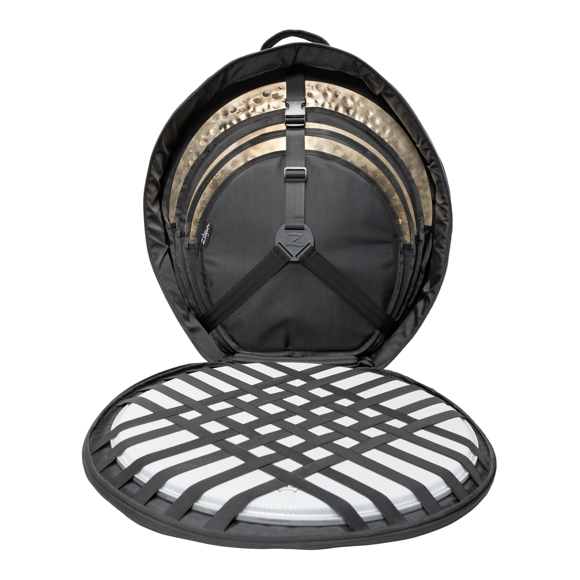 Zildjian ZXRB00424 Touring 24" Rolling Cymbal Bag - Black - Image 15