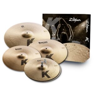 Zildjian K0800 K Dark Cymbal Set (14" Hi-Hats, 16" Thin Crash, 18" Thin Crash, 20" Ride)