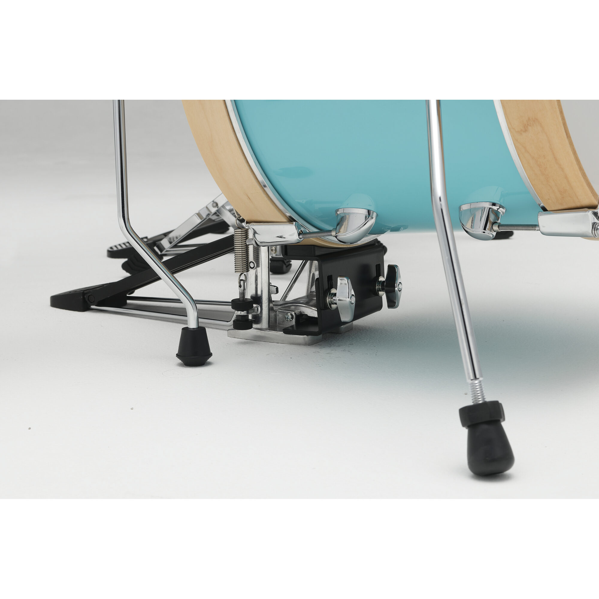 TAMA LJK44H4-AQB Club-JAM Flyer 4-Piece Complete Drum Kit with 14" Bass Drum & Hardware - Aqua Blue - Image 8
