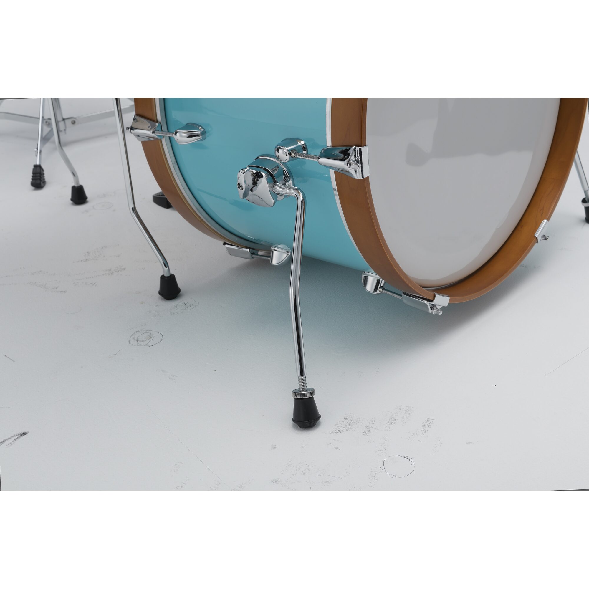 TAMA LJK48H4-AQB Club-JAM 4-Piece Complete Drum Kit with 18" Bass Drum & Hardware - Aqua Blue - Image 7