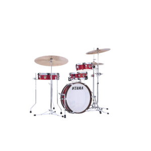 TAMA LJK48P-BRM Club-JAM Pancake 4-Piece Shell Pack with 18" Bass Drum - Burnt Red Mist