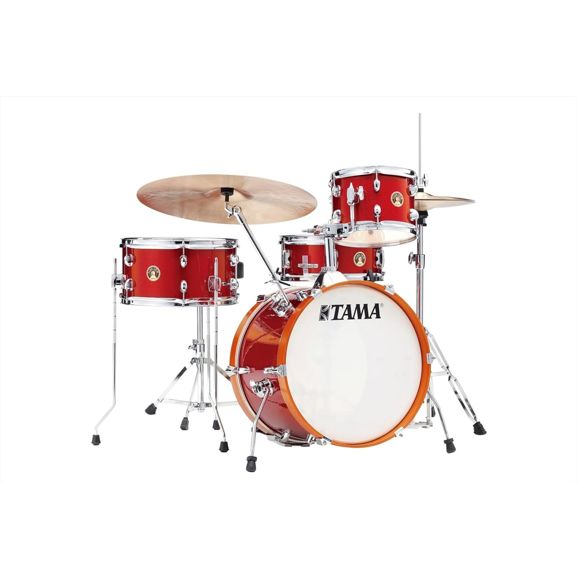 TAMA LJK48S-CPM Club-JAM 4-Piece Shell Pack with 18" Bass Drum - Candy Apple Mist