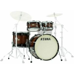 TAMA LKP42HTS-GKP S.L.P. Kapur 4-Piece Shell Pack - Gloss Black Kapur Burst