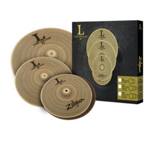 Zildjian LV348 L80 348 Low Volume Box Set (13" Hi-Hats, 14" Crash, 18" Crash Ride)