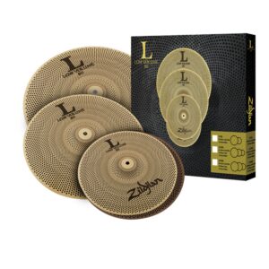 Zildjian LV468 L80 468 Low Volume Box Set (14" Hi-Hats, 16" Crash, 18" Crash Ride)