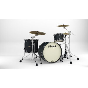 TAMA MA32CZBNS-FBK STARCLASSIC Maple 3-Piece Shell Pack with 22" Bass Drum, Black Nickel Hardware - Flat Black