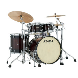 TAMA MA42TZS-DMB STARCLASSIC Maple 4-Piece Shell Pack with 22" Bass Drum, Chrome Hardware - Dark Mocha Burst