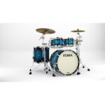 TAMA MA42TZS-MEB STARCLASSIC Maple 4-Piece Shell Pack with 22" Bass Drum, Chrome Hardware - Molten Electric Blue Burst
