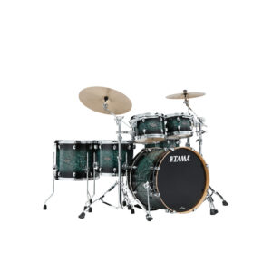 TAMA MBS52RZS-MSL STARCLASSIC Performer 5-Piece Shell Pack with 22" Bass Drum - Molten Steel Blue Burst