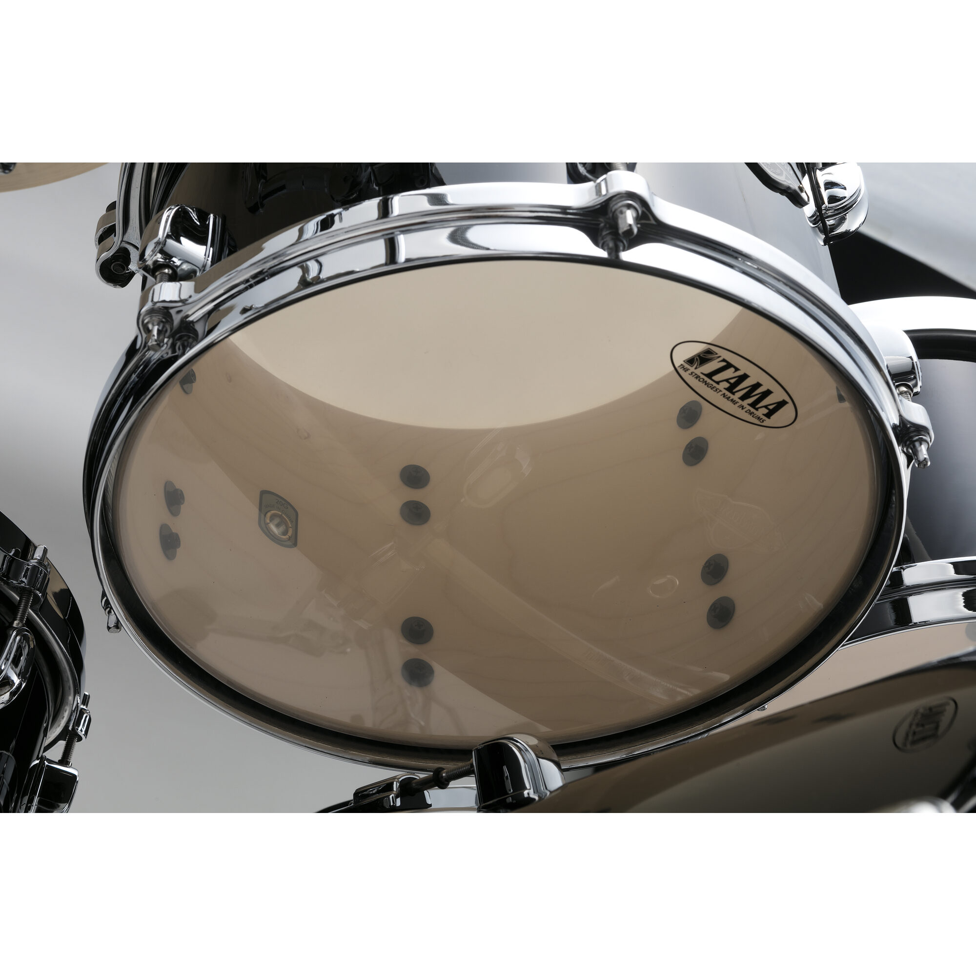 TAMA WBS52RZS-PBK STARCLASSIC Walnut/Birch 5-Piece Shell Pack with 22" Bass Drum - Piano Black - Image 3