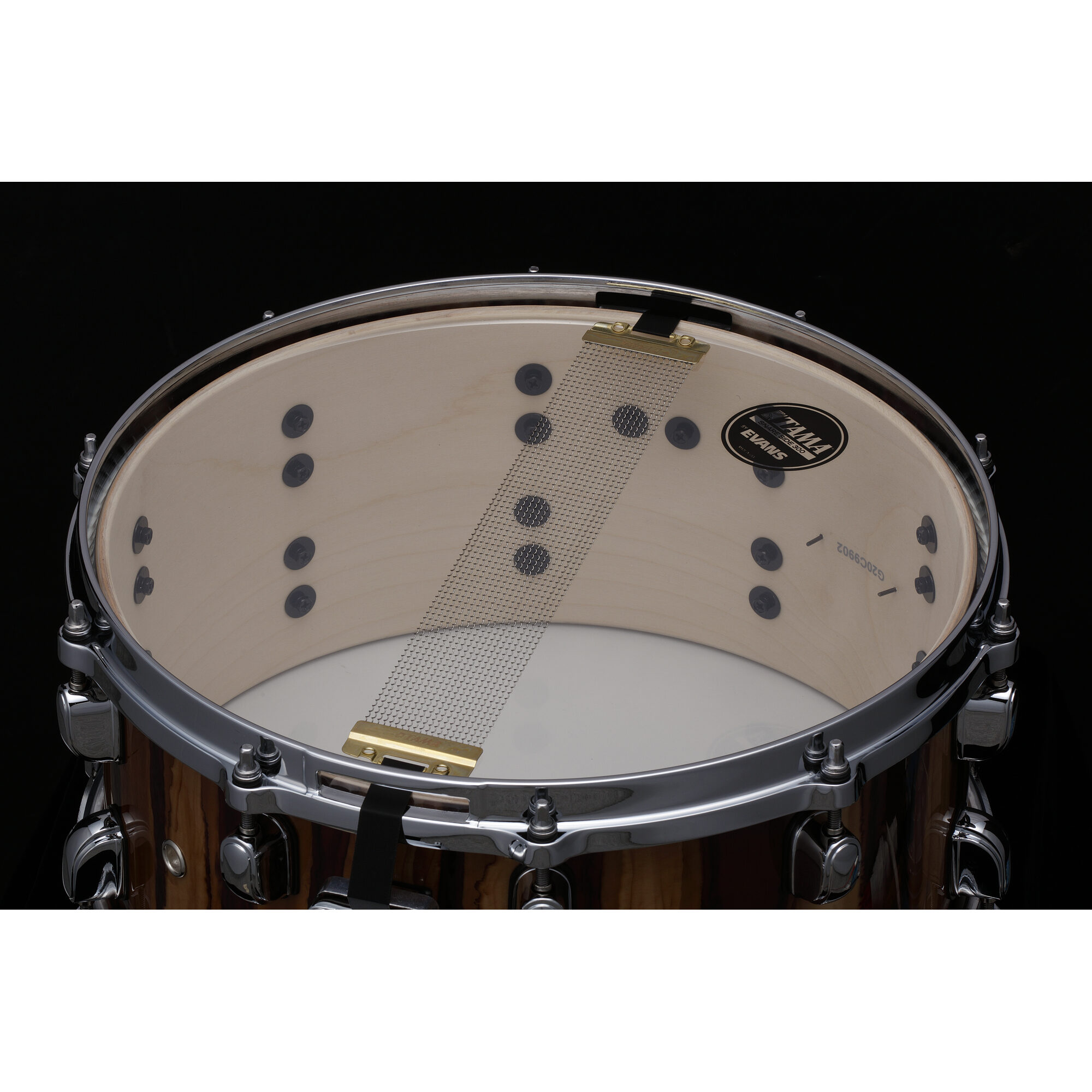 TAMA MBSS65-CAR Starclassic Performer 14" x 6.5" Snare Drum, Caramel Aurora - Image 5