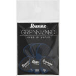 Ibanez PPA16HSG-DB - Grip Wizard Guitar Picks 1.00mm Sand Grip Heavy (6 Pack) - Dark Blue