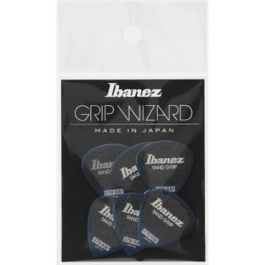 Ibanez PPA16XSG-DB - Grip Wizard Guitar Picks 1.20mm Sand Grip Extra Heavy (6 Pack) - Dark Blue